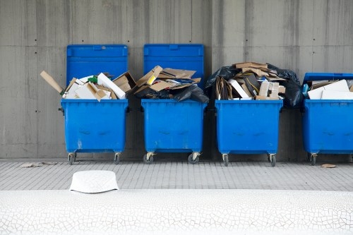 Preparing furniture for disposal in Highgate