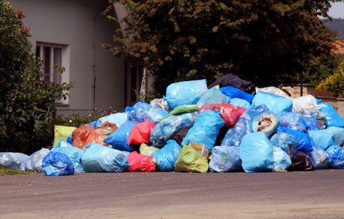 Professional waste management team in North London