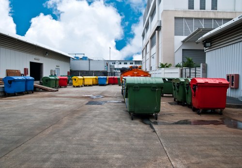 Recycling items during a house clearance