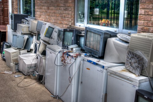 Professional removal service handling furniture