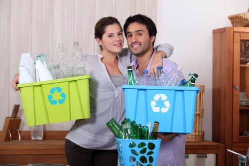 Recycling center in Upper Edmonton handling furniture