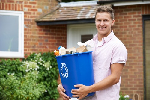 Satisfied clients after North London house clearance